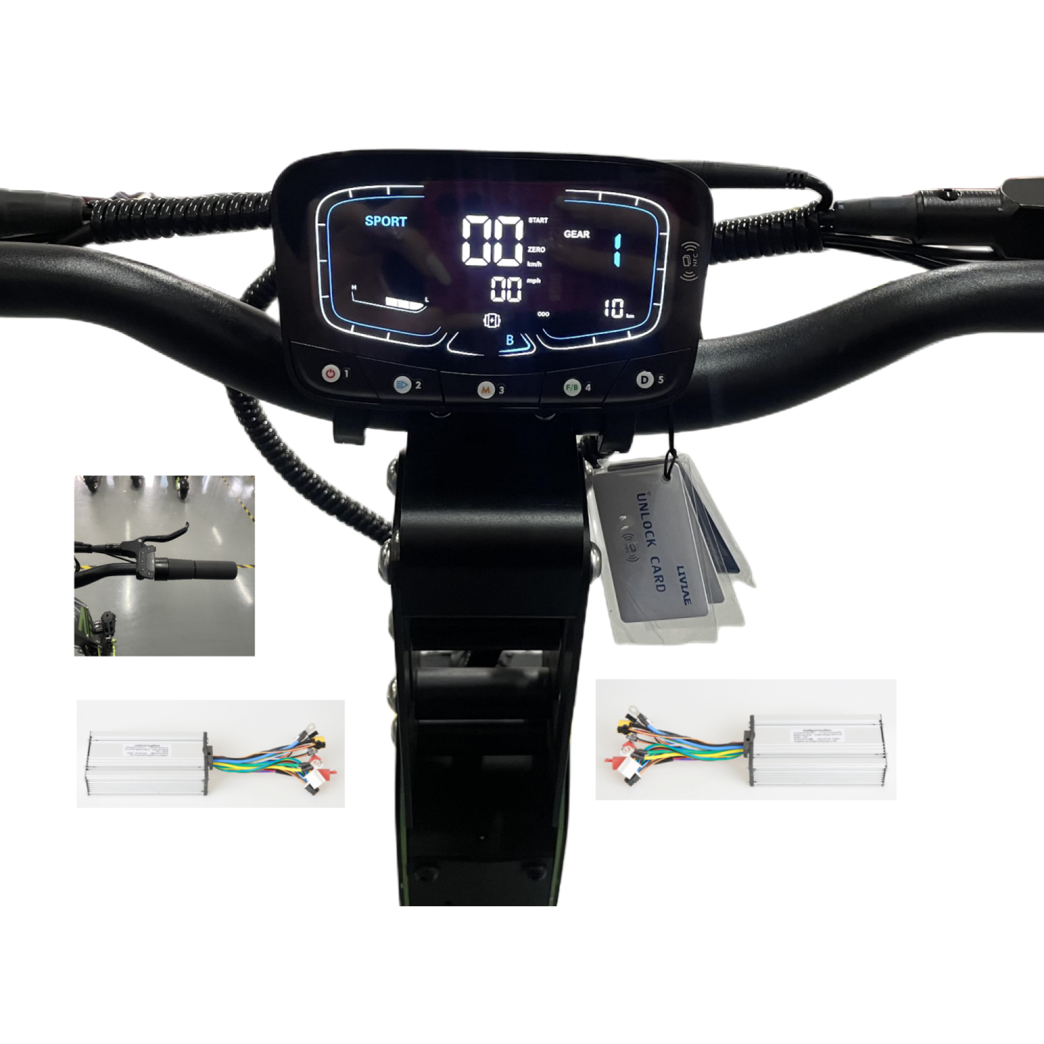 Men Accessories App - Geofought Electric Scooter Accessories 52v60v72v 30A35A45A