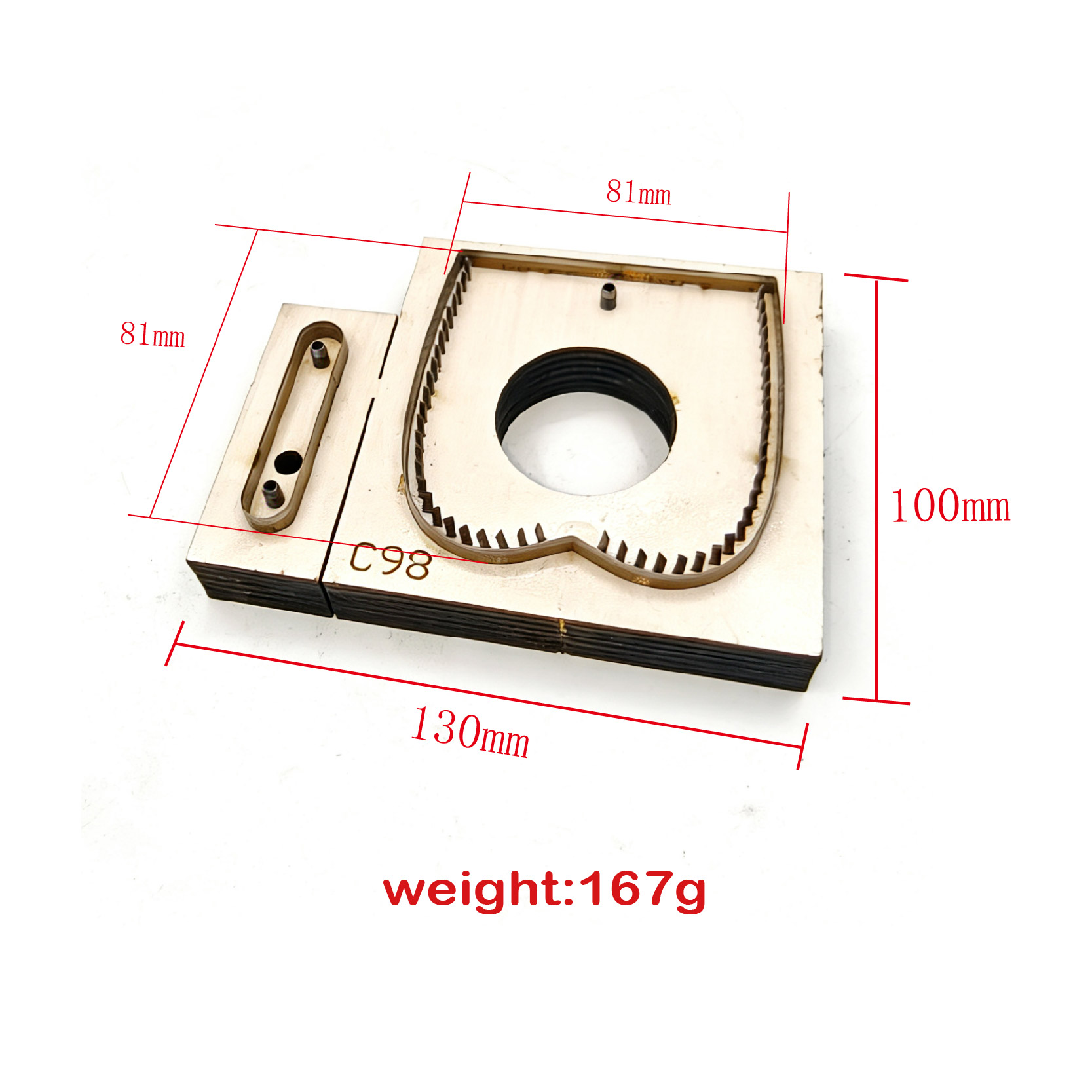 C98 Handcrafted LeatherGoods D - Cigar Cutter Set ulasan dan harga