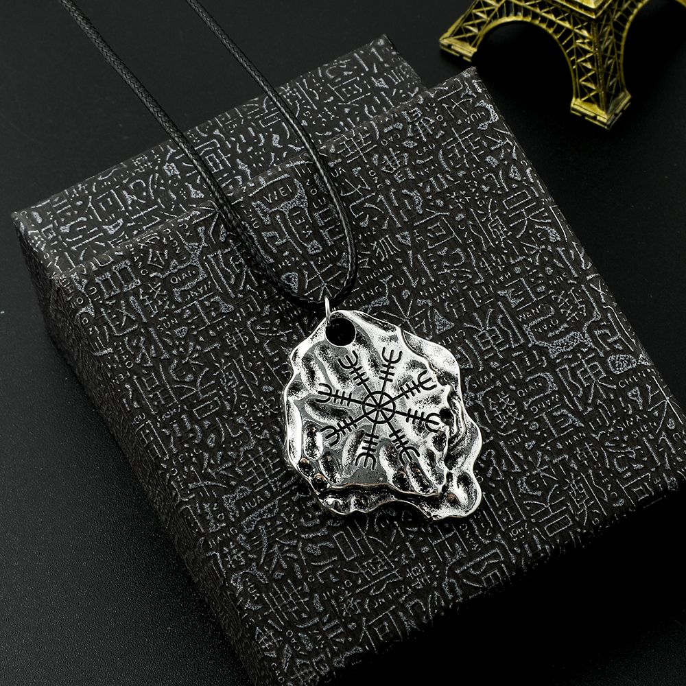Retro Nordic Viking Totem Neck - Men'S Viking Accessories ulasan dan harga