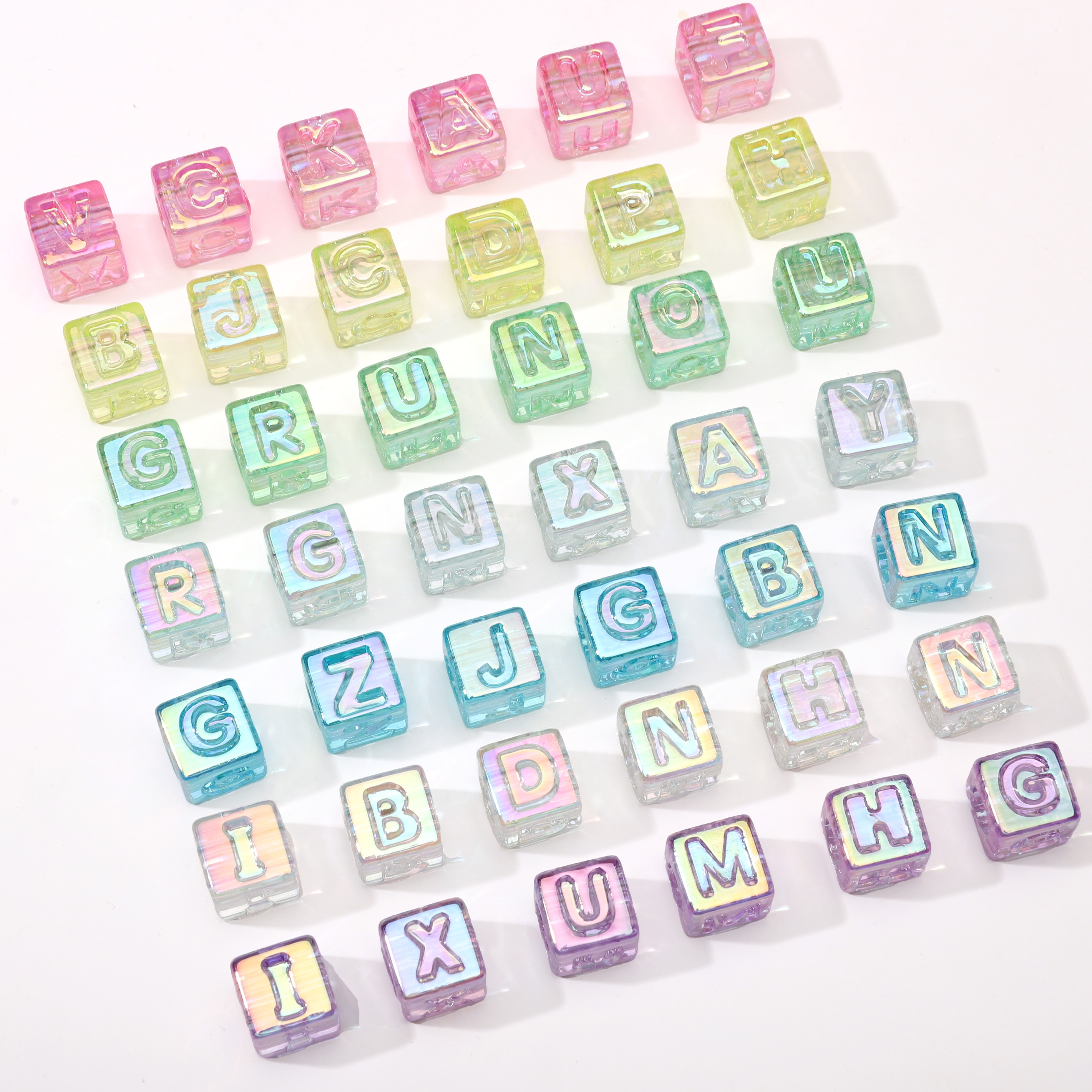 10Pcs beading Colorful Clear L - Bracelet Beaded Men ulasan dan harga