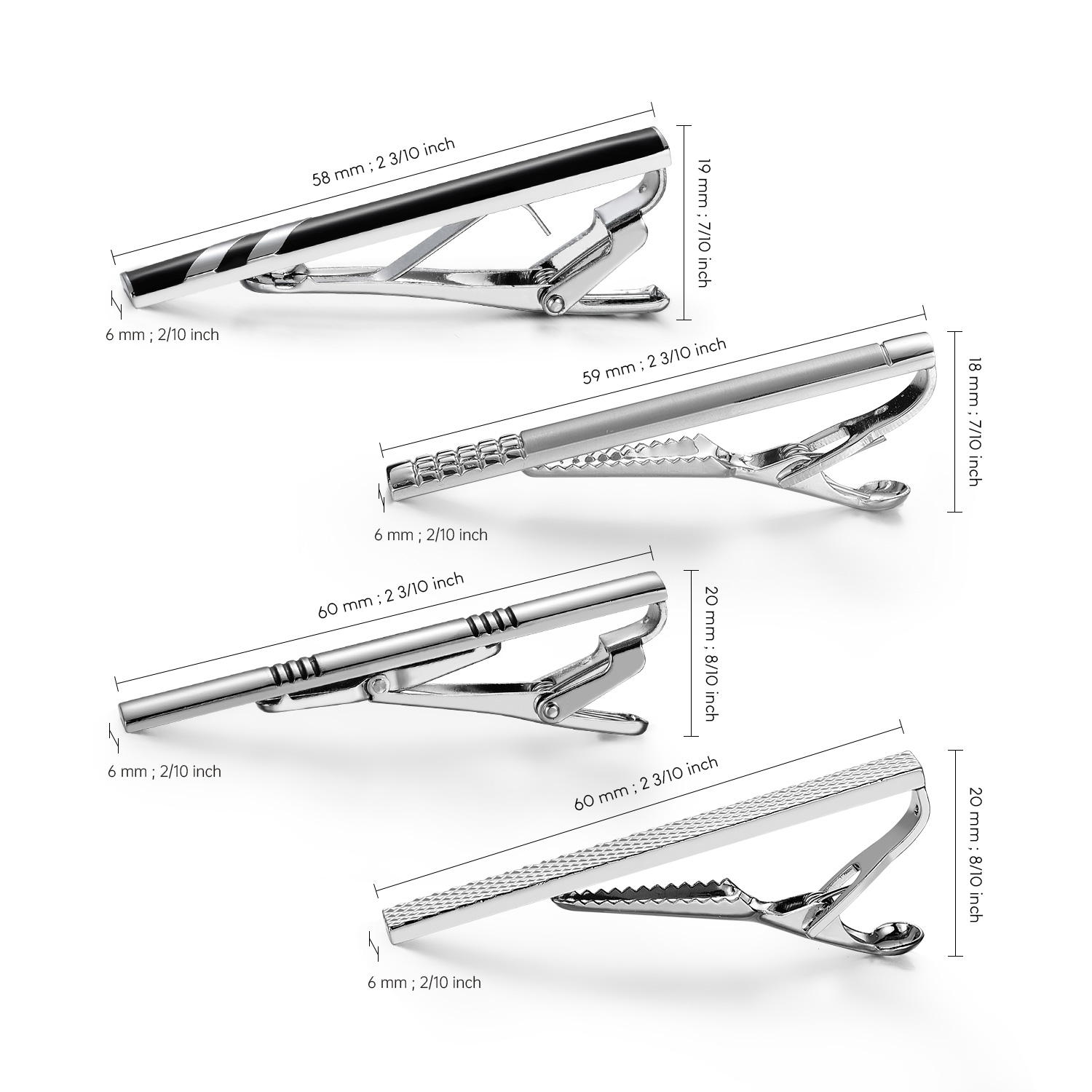 Tie Clip For Men Business Part - Cufflink Box Set ulasan dan harga