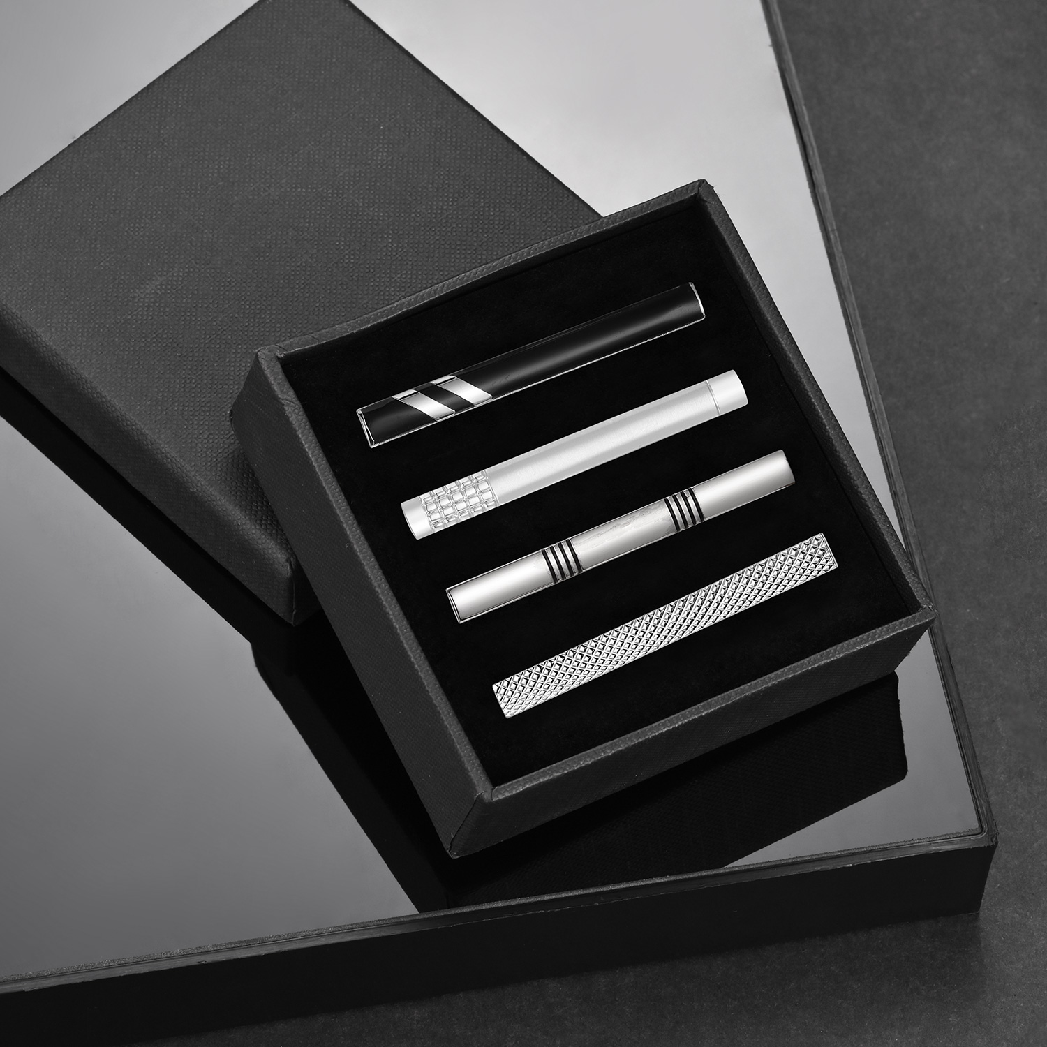 Tie Clip For Men Business Part - Cufflink Box Set ulasan dan harga