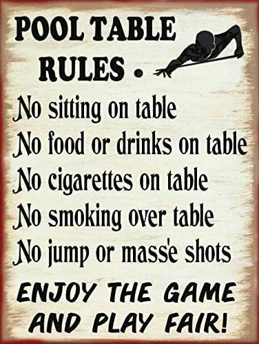 Y1,Pool Table Rules Billards C - Men Accessories Rule ulasan dan harga