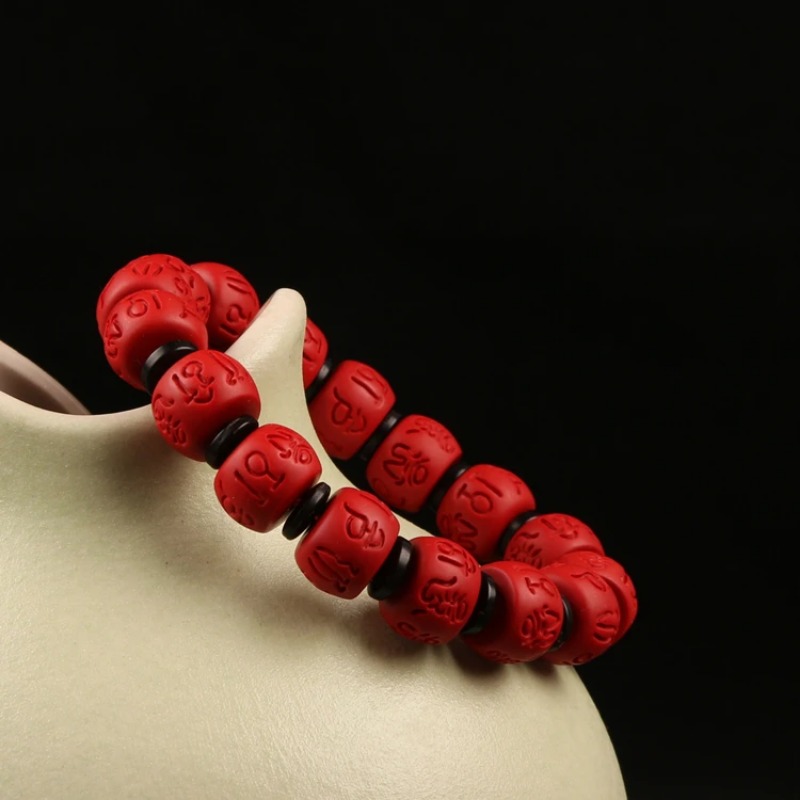 Chinese 13*9MM Beads Red Organ - Bracelet Beaded Men ulasan dan harga