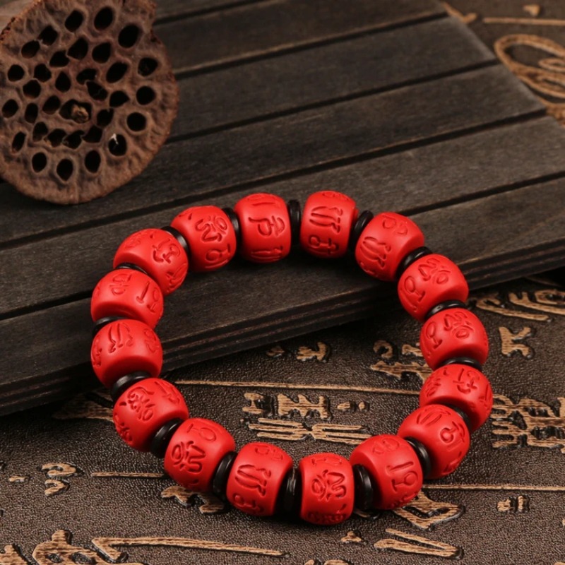 Chinese 13*9MM Beads Red Organ - Bracelet Beaded Men ulasan dan harga