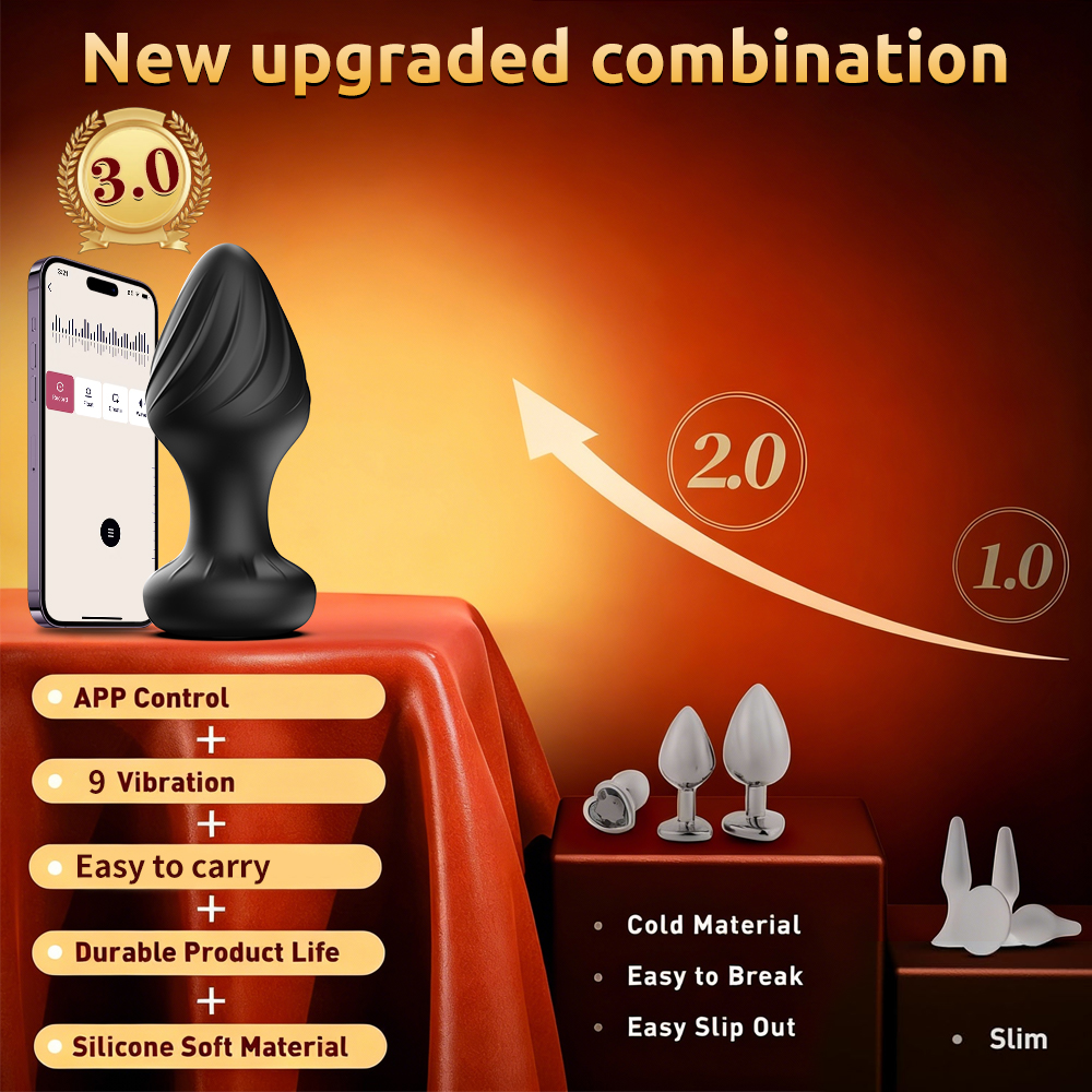 APP Control Anal Vibrator Anal - Men Accessories App ulasan dan harga