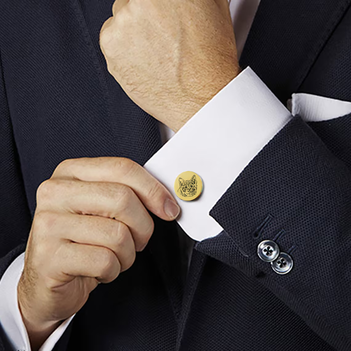 Custom Metal Cufflinks Tie Cli - Cufflink Box Set ulasan dan harga