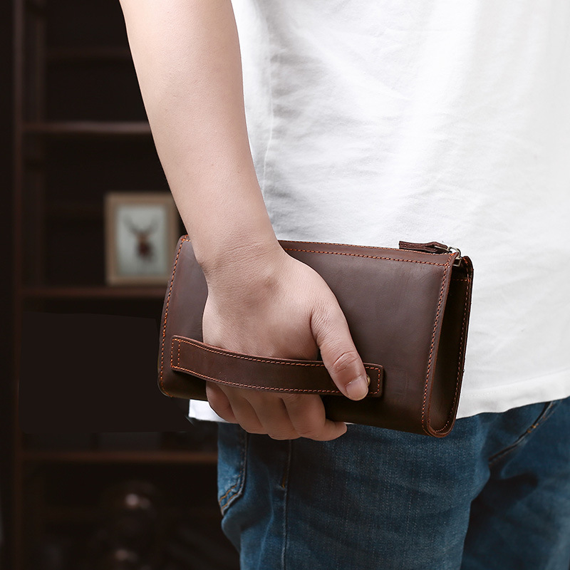 Men's Clutches Long Handbag Bu - Men'S Accessories Wallet ulasan dan harga