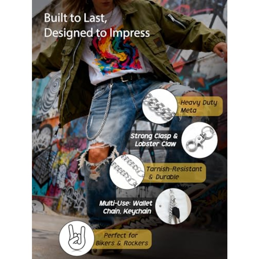 Pants Chains for Men Women, He - Men'S Accessories For Jeans ulasan dan harga