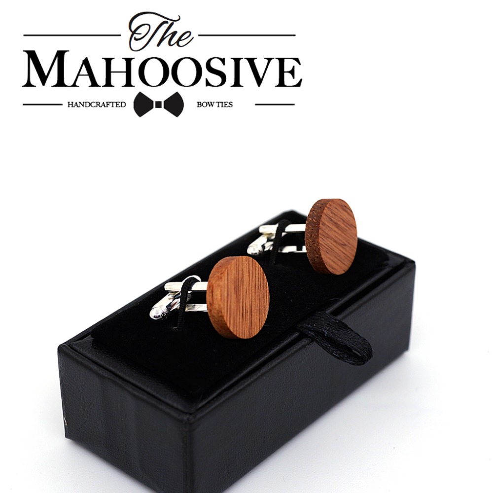 MAHOOSIVE Wooden Cufflinks Wed - Cufflink Box Set ulasan dan harga