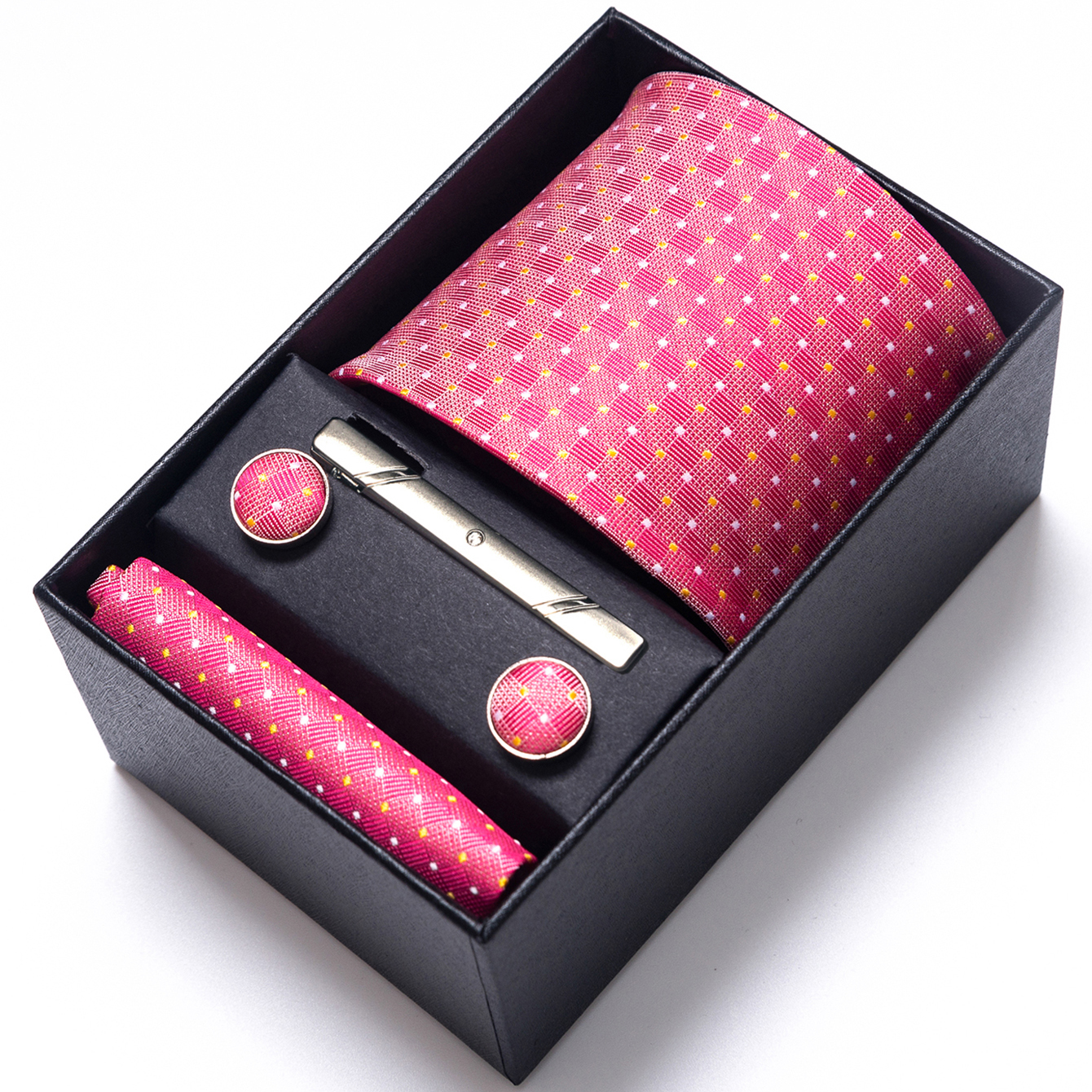 Bright Color Paisley Men's Tie - Cufflink Box Set ulasan dan harga