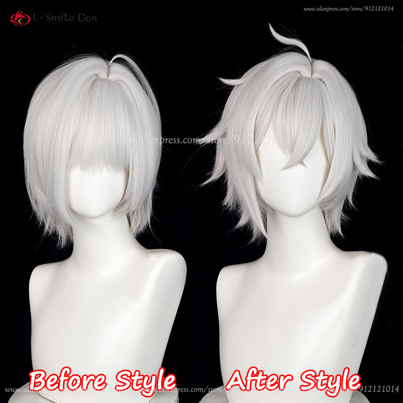 ZZZ Seth Lowell Cosplay Wig 30 - Men Accessories In Silver ulasan dan harga