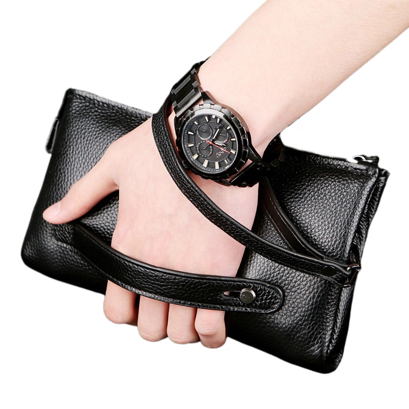 2025 Hand Bag Men Real Cowhide - Men'S Accessories Wallet ulasan dan harga