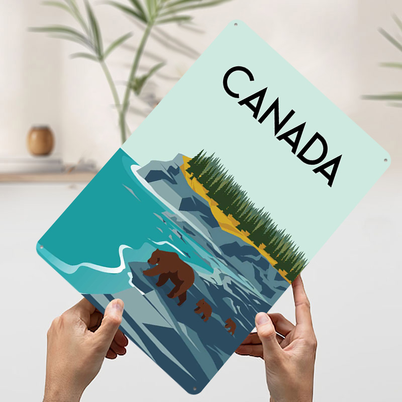 Canada Travel Poster Customize - Men'S Accessories Canada ulasan dan harga