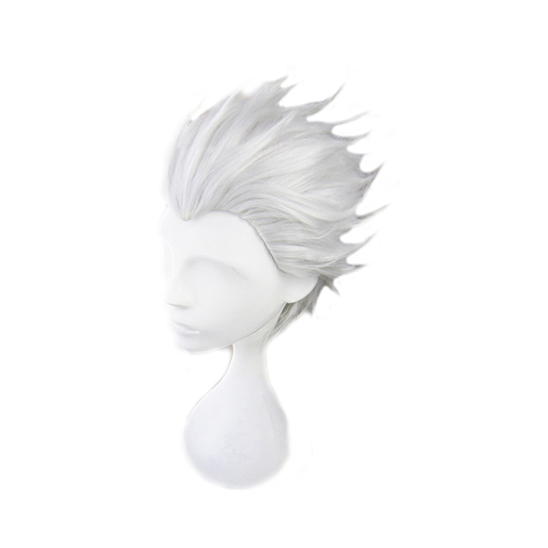 Short Silver Grey Slicked-back - Men Accessories In Silver ulasan dan harga
