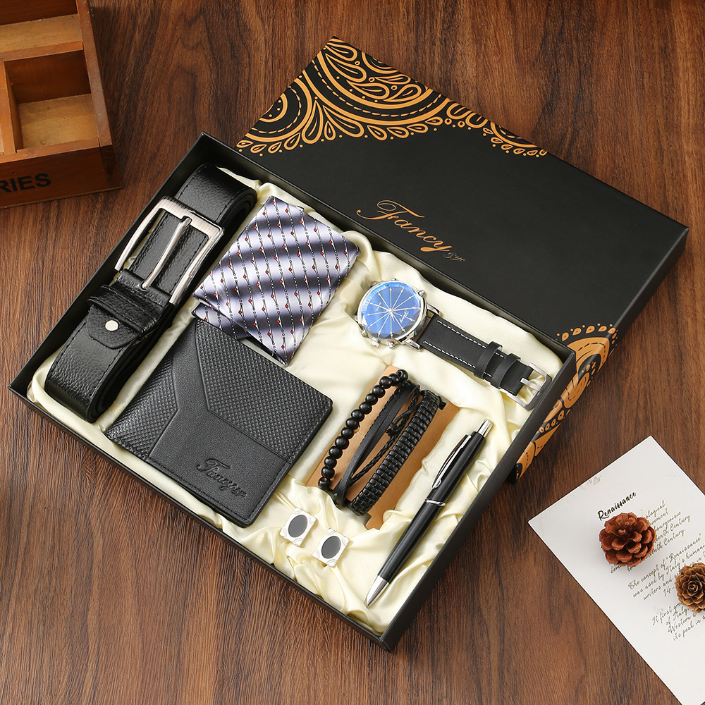 New Men Gift Set with Box Watc - Cufflink Box Set ulasan dan harga