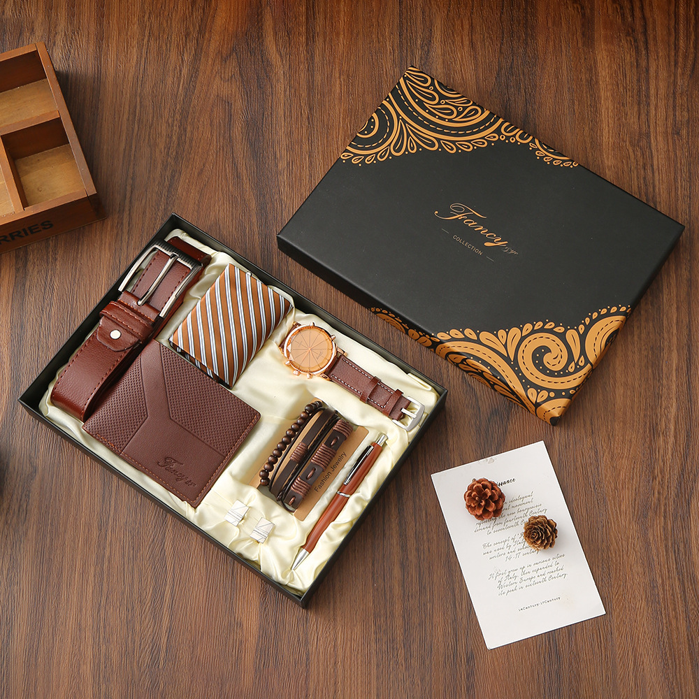 New Men Gift Set with Box Watc - Cufflink Box Set ulasan dan harga