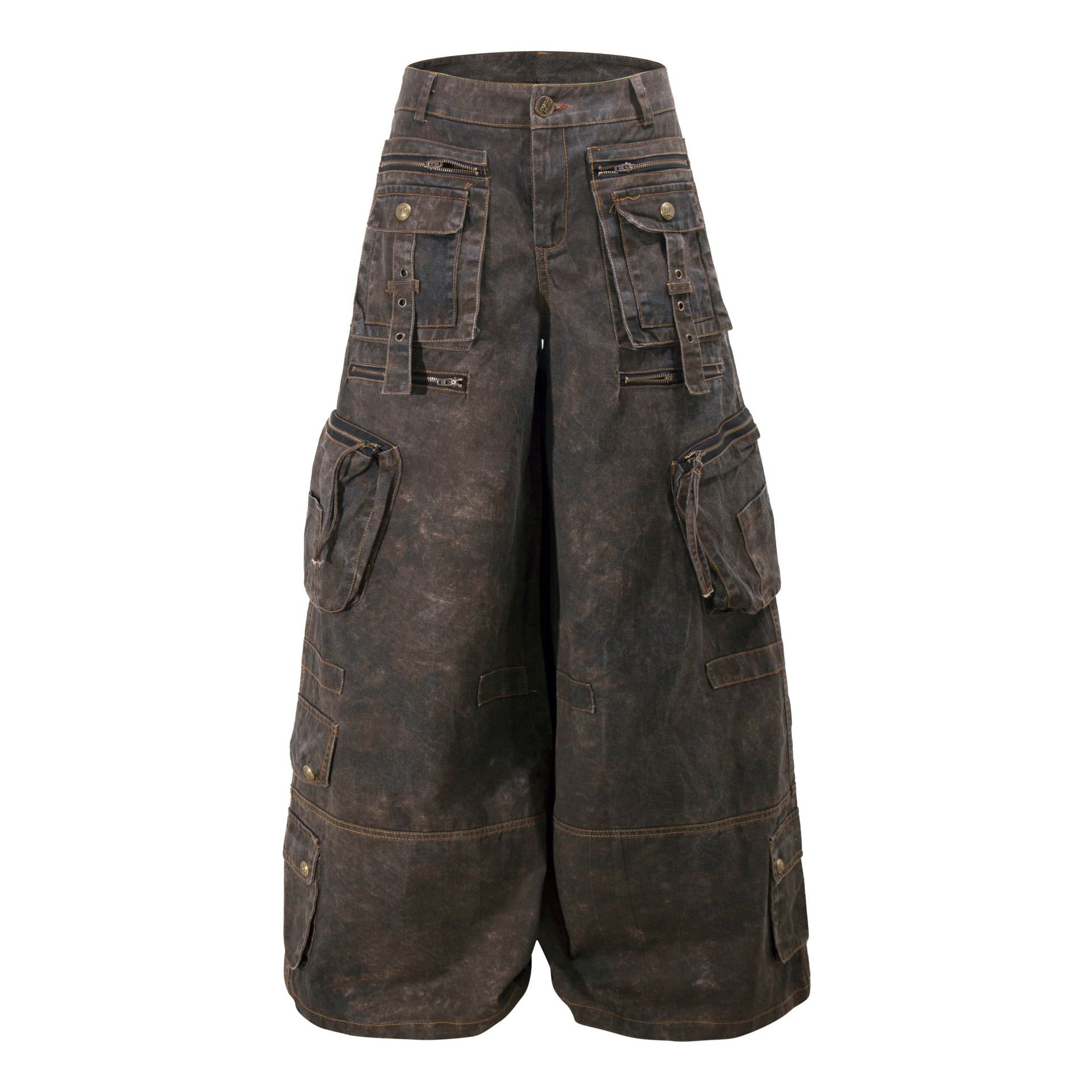 Grunge Techwear Wide Leg Cargo - Men'S Accessories For Jeans ulasan dan harga