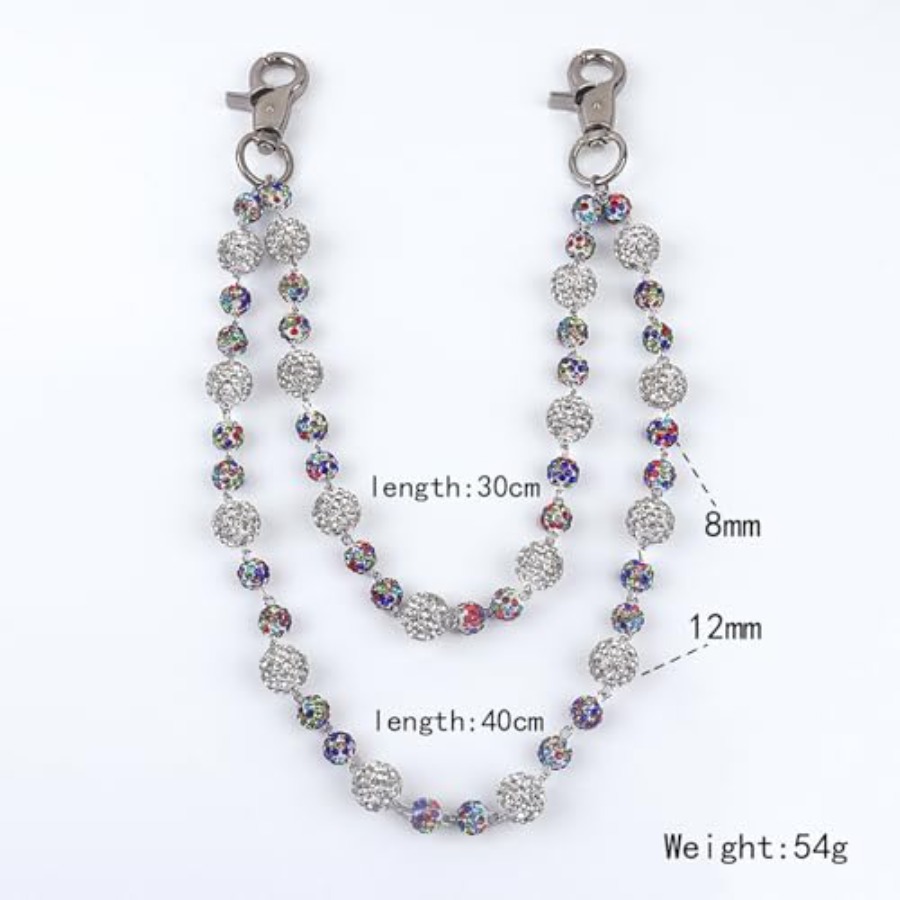 Sparkly Ceramic Beads Waist Ch - Men'S Accessories For Jeans ulasan dan harga