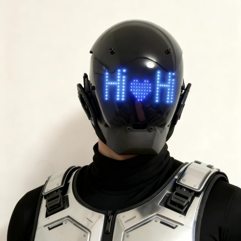 Punk Mask Cosplay for Men,Blue - Men Accessories App ulasan dan harga