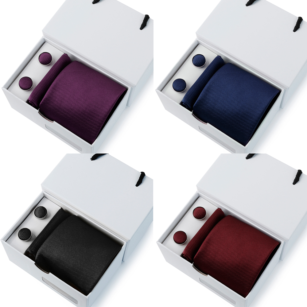 HUISHI Men's 7.5cm Ties Set Fo - Cufflink Box Set ulasan dan harga