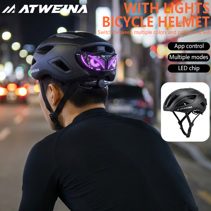 ATWEINA APP Smart Cycling Helm - Men Accessories App ulasan dan harga