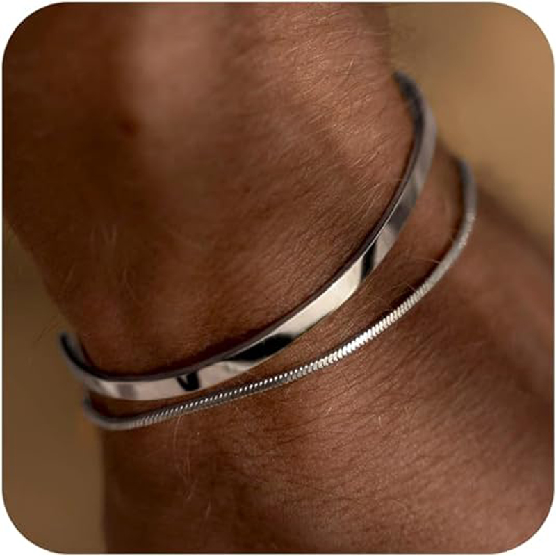 Stackable Bracelets for Men, 9 - Cufflink Box Set ulasan dan harga