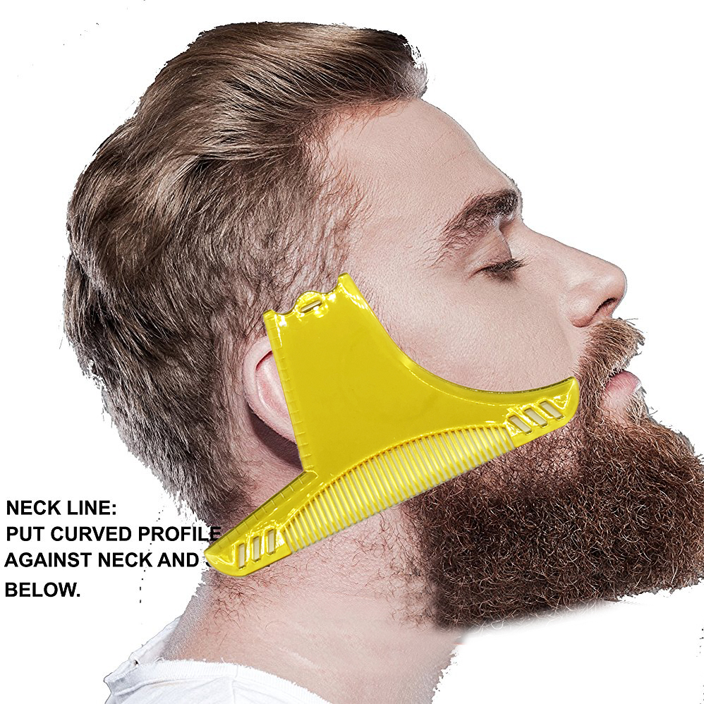 Beard Comb Rule Tool for Men - - Men Accessories Rule ulasan dan harga