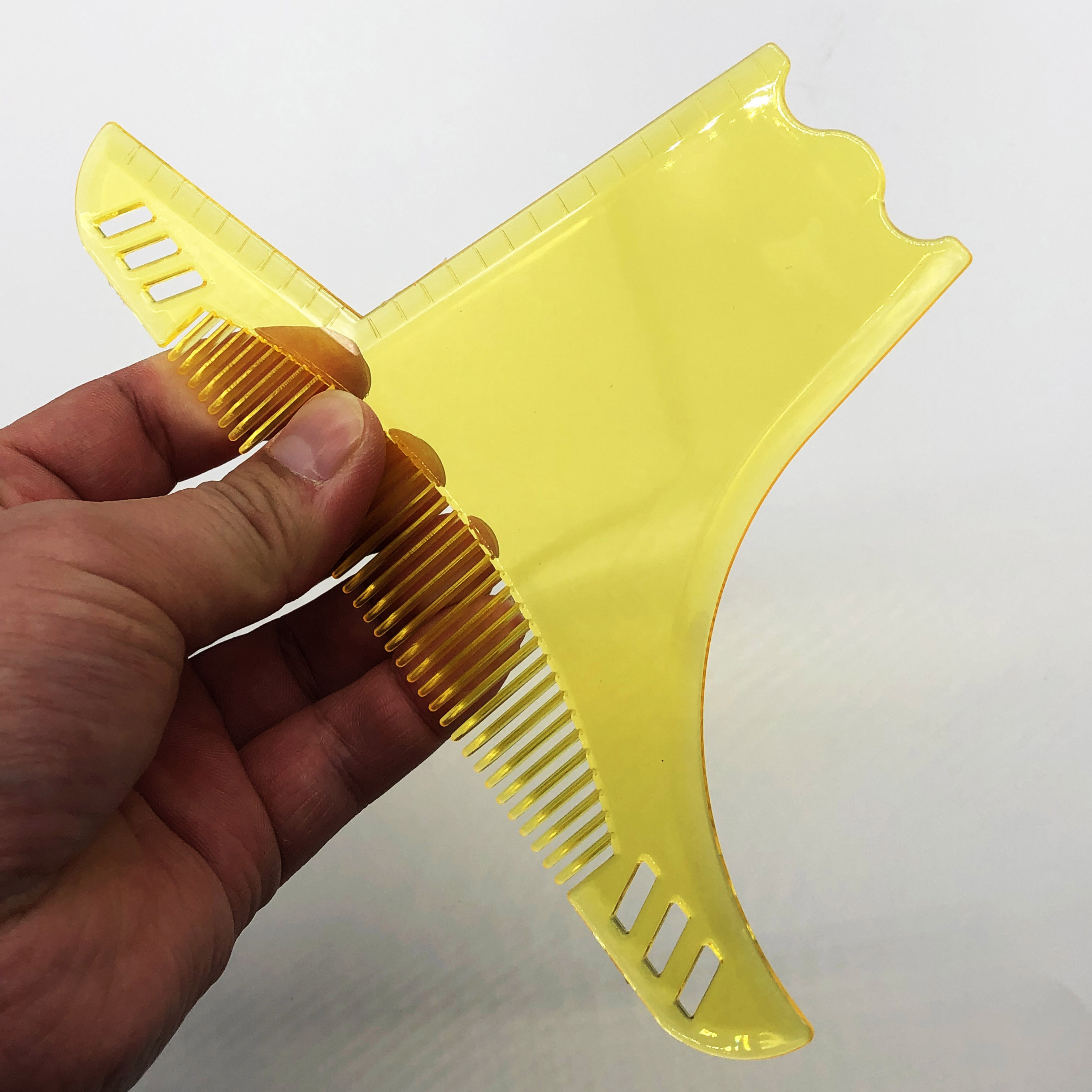 Beard Comb Rule Tool for Men - - Men Accessories Rule ulasan dan harga