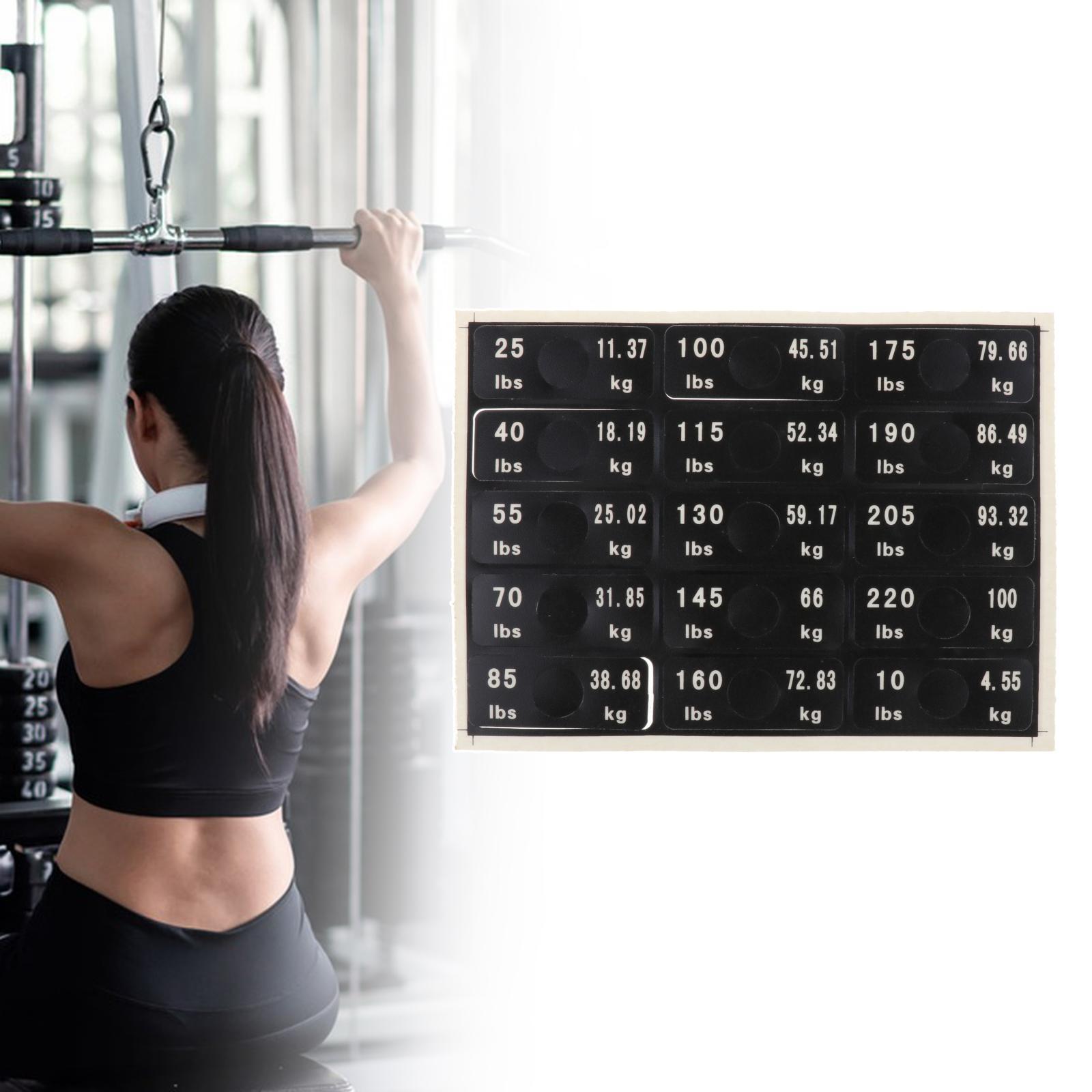 Weight Stack Labels 4.55kg to  - Men'S Accessories Types ulasan dan harga