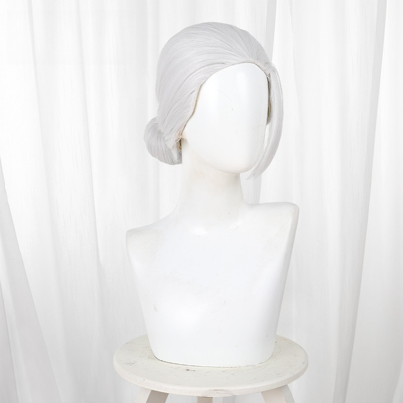 40cm Taro Sakamoto Cosplay Wig - Men Accessories In Silver ulasan dan harga