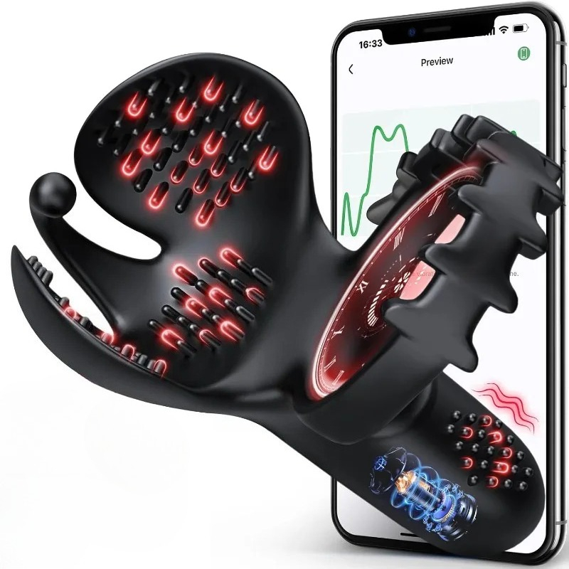 APP Control Mens Penis Ring Vi - Men Accessories App ulasan dan harga