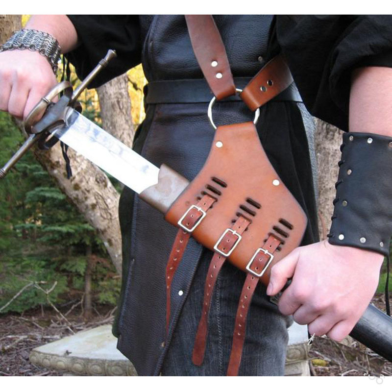 Medieval Shoulder Strap Sword  - Men'S Viking Accessories ulasan dan harga