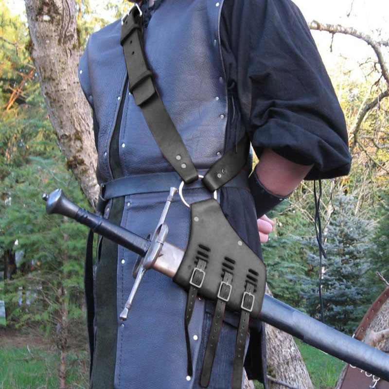 Medieval Shoulder Strap Sword  - Men'S Viking Accessories ulasan dan harga