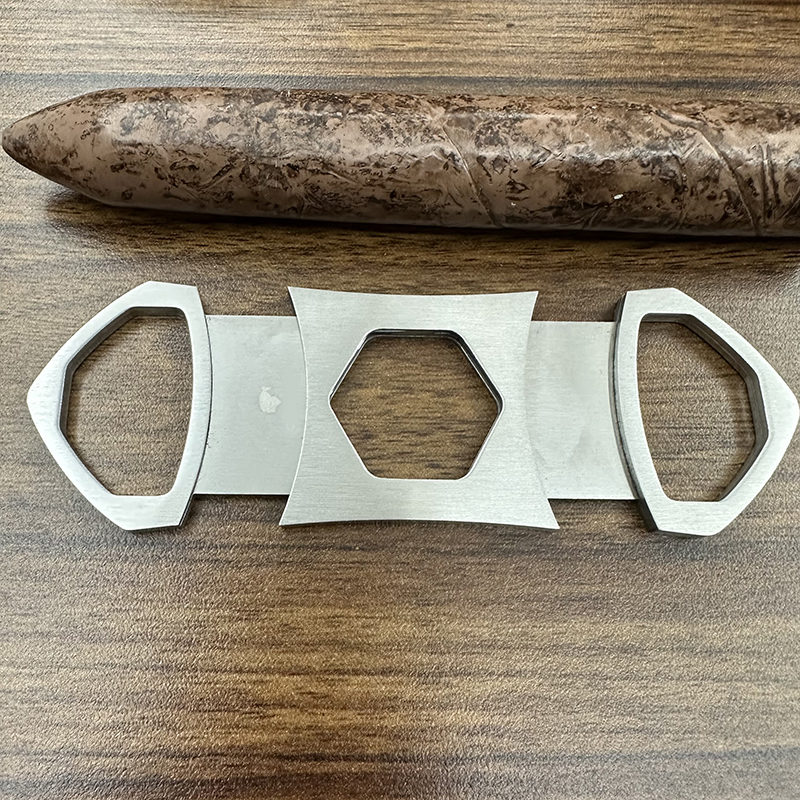 Stainless Steel Cigar V Cut Do - Cigar Cutter Set ulasan dan harga