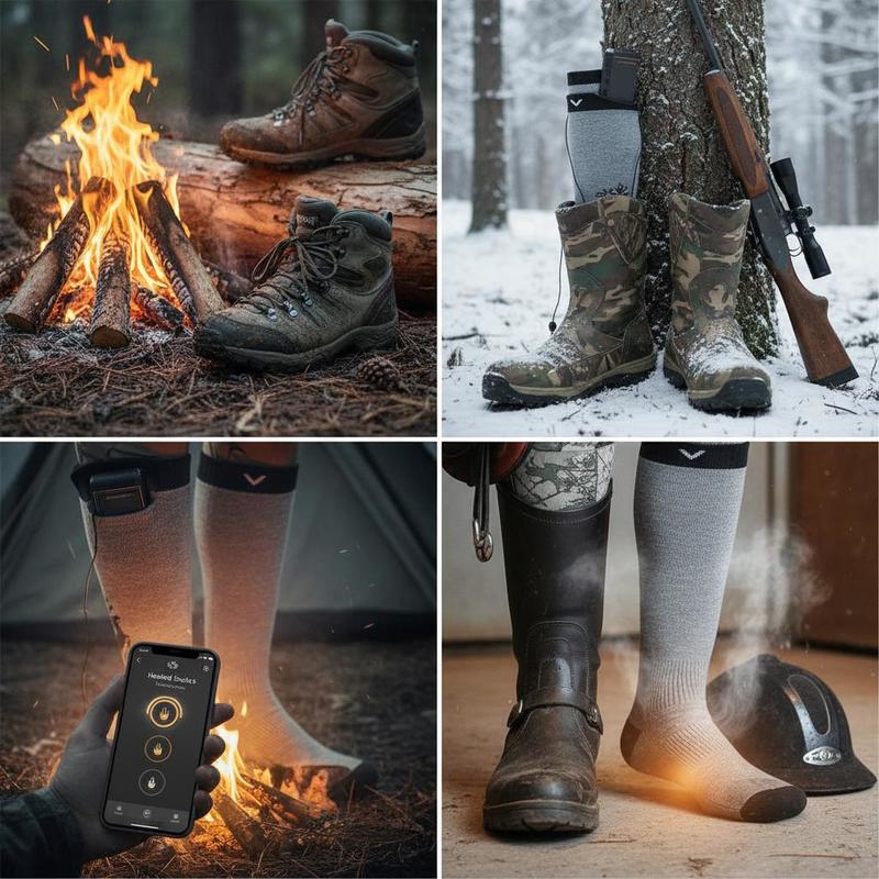 Thermal Footwear 6000mAh Batte - Men Accessories App ulasan dan harga